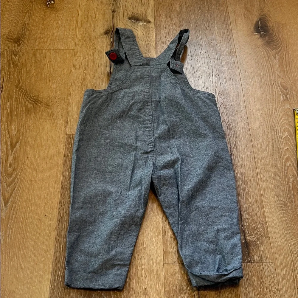 Disney Gray Kids Overalls with Mickey Mouse 18 month